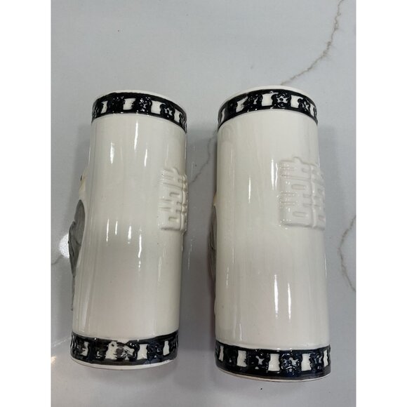 Vintage Orchids of Hawaii Ceramic Glazed Buddha Tiki Mug Japan Set of 2 - Picture 2 of 6